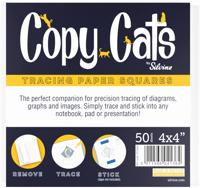 Copycats Tracing Paper Squares 4x4inch (Pack 6) - CC4450