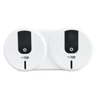 Panda Pro Easy Flow Twin Micro Core Mini Jumbo Dispenser for PFMINJRL12 Micro Mini Jumbo Rolls - NJ-HGJ-A11