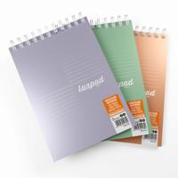 Luxpad Wirebound Shorthand Metallic Notebook A5 160 Pages 80GSM (Pack 3) - LUX160MAC