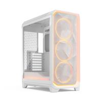 Fractal Design Meshify 3 Ambience Pro RGB White Tempered Glass Clear Tint Gaming PC Case