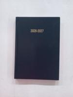 ValueX Academic A5 Mid Year Hardback Week To View Diary with Ribbon Marker 2026/2027 Blue - A53E Blue