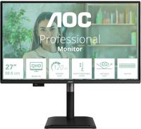 AOC P4 27 Inch 2560 x 1440 Pixels Wide Quad HD IPS Panel HDMI DisplayPort Adaptive Sync Monitor