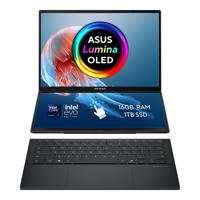ASUS Zenbook Duo 14 Inch Touchscreen OLED Intel Core Ultra 7 255H 16GB RAM 1TB SSD Intel Arc Graphics Windows 11 Home Grey Notebook