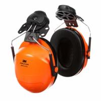Ear Protection 3M PELTOR Earmuffs Orange Helmet Mounted H31P3E 300