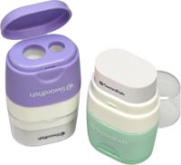 Snopake Twin Combo Sharpener & Eraser Pastel Blister- 20 Blisters of 1