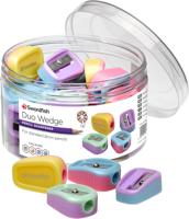 Snopake Duo Wedge Sharpener Tub- 1 Box of 24