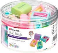 Snopake Duo Block Pencil Sharpener Tub- 1 Box of 24