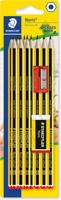 STAEDTLER Noris 10 Pencil + Eraser + Sharpener