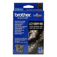 Brother Black High Yield Ink Cartridge 19ml - LC1100HYBK