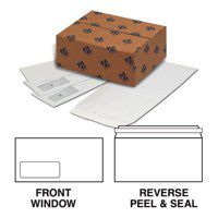 Plus Fabric Wallet Envelope DL Peel and Seal Window Easy Open Power-Tac 120gsm White (Pack 500) - B22170