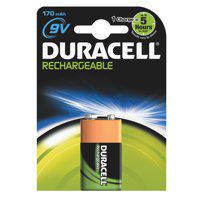 Duracell 9V Rechargeable Battrery Accu NiMH 170mAh - DURHR22B1