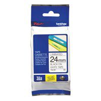 Brother Black On White Label Tape 24mm x 8m - TZE251