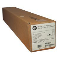 HP Bright White Ink Jet Paper Matt High White Uncoated 90gsm 914mm x 91.40m FSC4 1 Roll C6810A