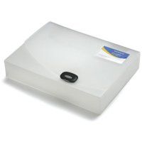 Rapesco 60mm Rigid Wallet Box File A4 Clear - 0714
