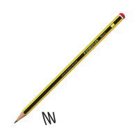 Staedtler Noris 2B Pencil Yellow/Black Barrel (Pack 12) - 120-0