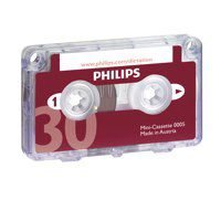 Philips 30 Minute Mini Cassettes - Pack of 10
