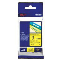 Brother Black On Yellow Label Tape 9mm x 8m - TZE621