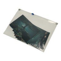 Rapesco Zippi Bag with Plastic Zip A4 Clear (Pack 25) - 0796