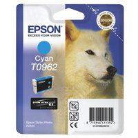 Epson T0962 Husky Cyan Standard Capacity Ink Cartridge 11ml - C13T09624010