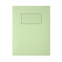 Silvine 9x7 inch/229x178mm Exercise Book Ruled Green 80 Pages (Pack 10) - EX102
