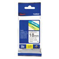 Brother Black On White Label Tape 18mm x 8m - TZE241