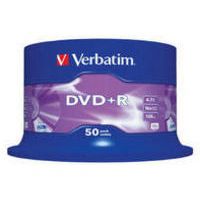 Verbatim DVD Plus R Non Printable Spindle of 50 - 43550