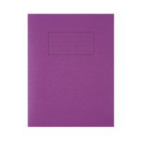 Silvine 9x7 inch/229x178mm Exercise Book Ruled Purple 80 Pages (Pack 10) - EX100