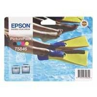 Epson T5846 Flippers Photo Pack 39ml Paper 150 Sheets - C13T58464010