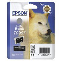 Epson T0967 Husky Light Black Standard Capacity Ink Cartridge 11ml - C13T09674010