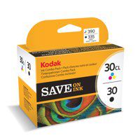 Kodak 8039745 30B30CL Black Tricolour Ink 6.7ml 21.4ml Twin