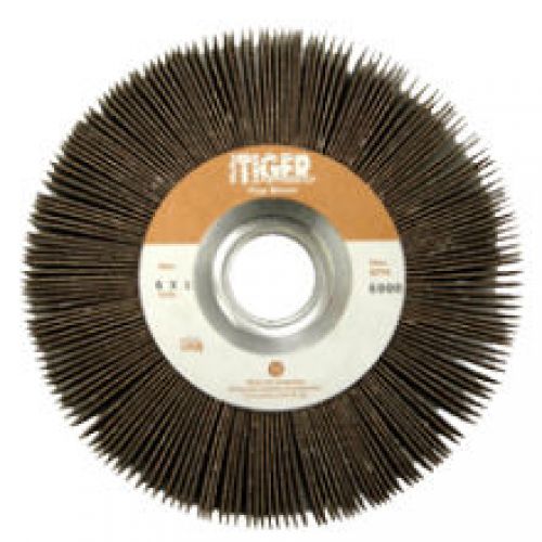 Weiler Tiger Unmounted Flap Wheels, 6 in Aluminum Oxide 6,000 rpm 53327