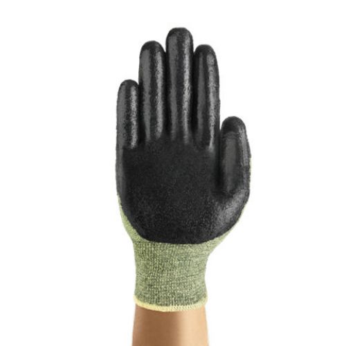 Ansell Cut Resistant Gloves,Green/Black,Sz 9,PR 80-813