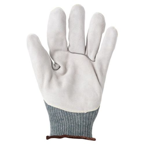 70-765 Cut-Resistant Gloves with Leather Palm, Size 10, Mint/Leather