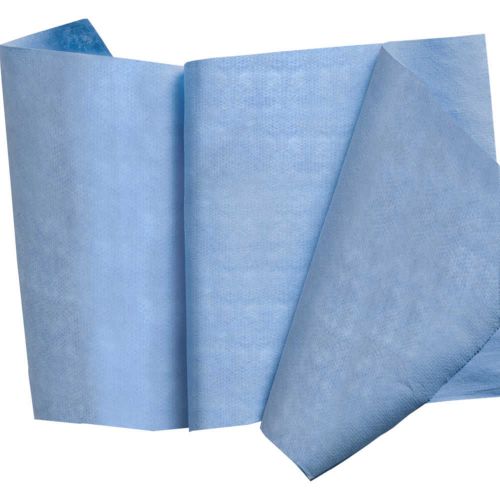 WypAll® POWERCLEAN™ X90 Ultra Duty Cloth, Denim Blue, 11.8 in W x 12.6 in L, 450/Roll, Roll Only, Dispensers Sold Separately