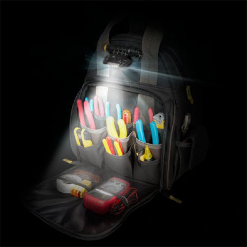 Tech Gear Lighted Backpack, 53 Compartments, 16 in X 13 in
