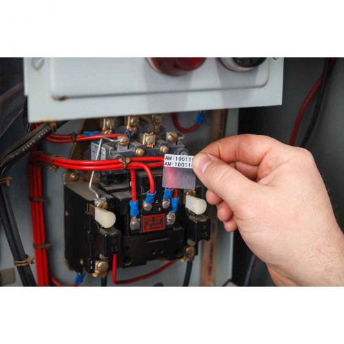 TLS 2200/TLS PC Link Labels,  1/2 in x 1 in, White/Translucent
