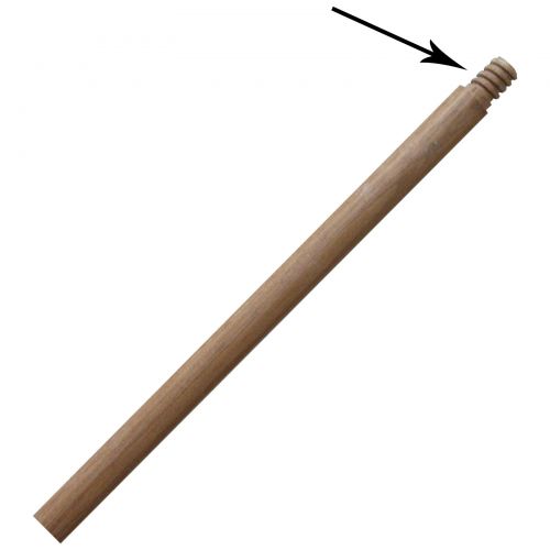 Carlisle Threaded Wood Handle 15/16x72in 12/cs Pack EA