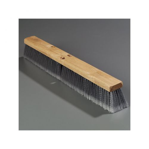Carlisle Push Broom FVP Flagged PolyPro 18in GY Pack EA