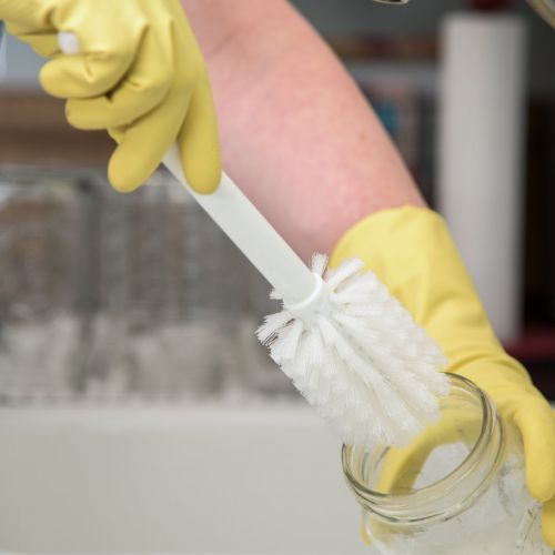 Carlisle White Polyester Jar Brush 38020 Dia. Pack EA