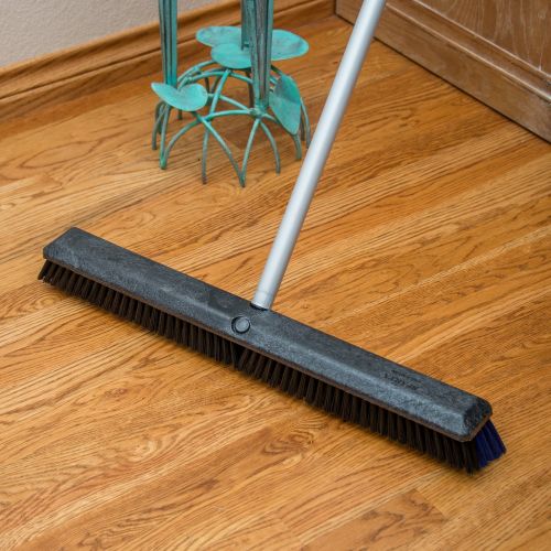 Carlisle OmniSweep Threaded 18in BK/BL Bristles Pack EA