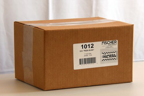 Fischer Pizza Slice Bag 7 x 6 3/4 Printed Pack 2000 / cs