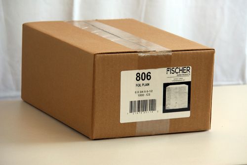 Fischer Foil Sandwich Bag 6 x 3/4 x 6 1/2 Plain Pack 1000 / cs