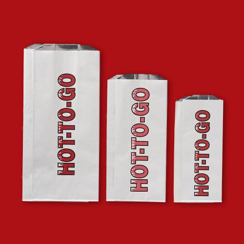 Fischer Foil Lined Bag 4 x 3 x 10 Pint Plain Pack 1000 / cs