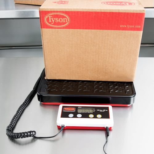 Food Service Receiving Scale Digital 150 LB Capacity Beige
