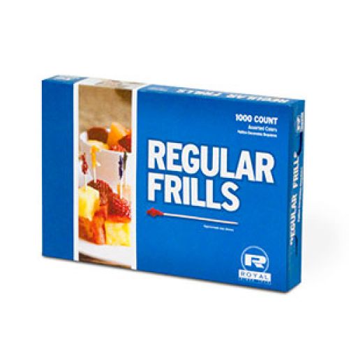 Royal 3 Regular Toothpick Frills Pack 10/1000