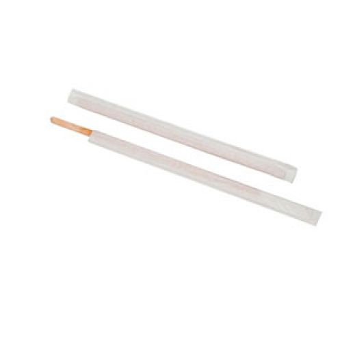 Royal 7.5" Wrapped Wood Stirrers Pack 10/500