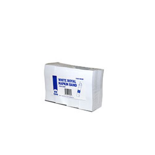 Royal White Napkin Bands Pack 2/2000