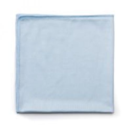 Blue Microfiber Glass Cloth 16''x16''