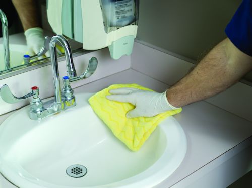 Microfiber Cloth Yellow 16''x16''