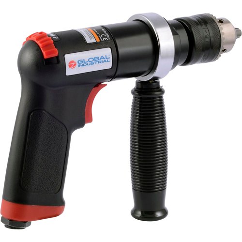 Global Industrial Reversible Air Drill 1/2" Drive Size 800 RPM